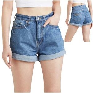 ‘Happy’ Wild Fable Mom Shorts